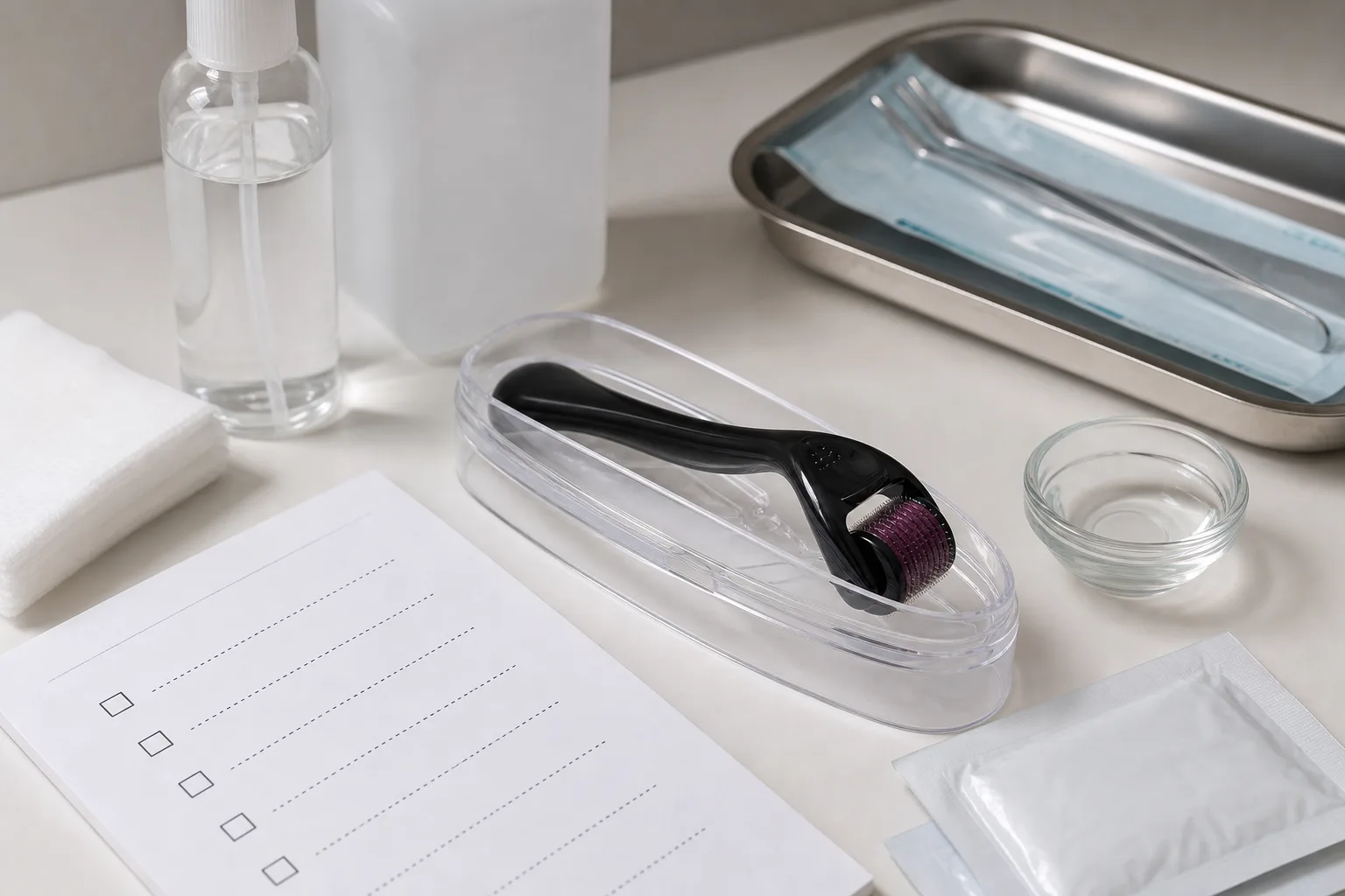 Dermaroller Hygiene und Sicherheit: DIY-Checklists fuer verantwortungsvolle Anwendungen