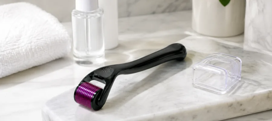 Dermaroller: Schritt-fuer-Schritt DIY-Anleitung fuer sichere Microneedling-Sessions zuhause
